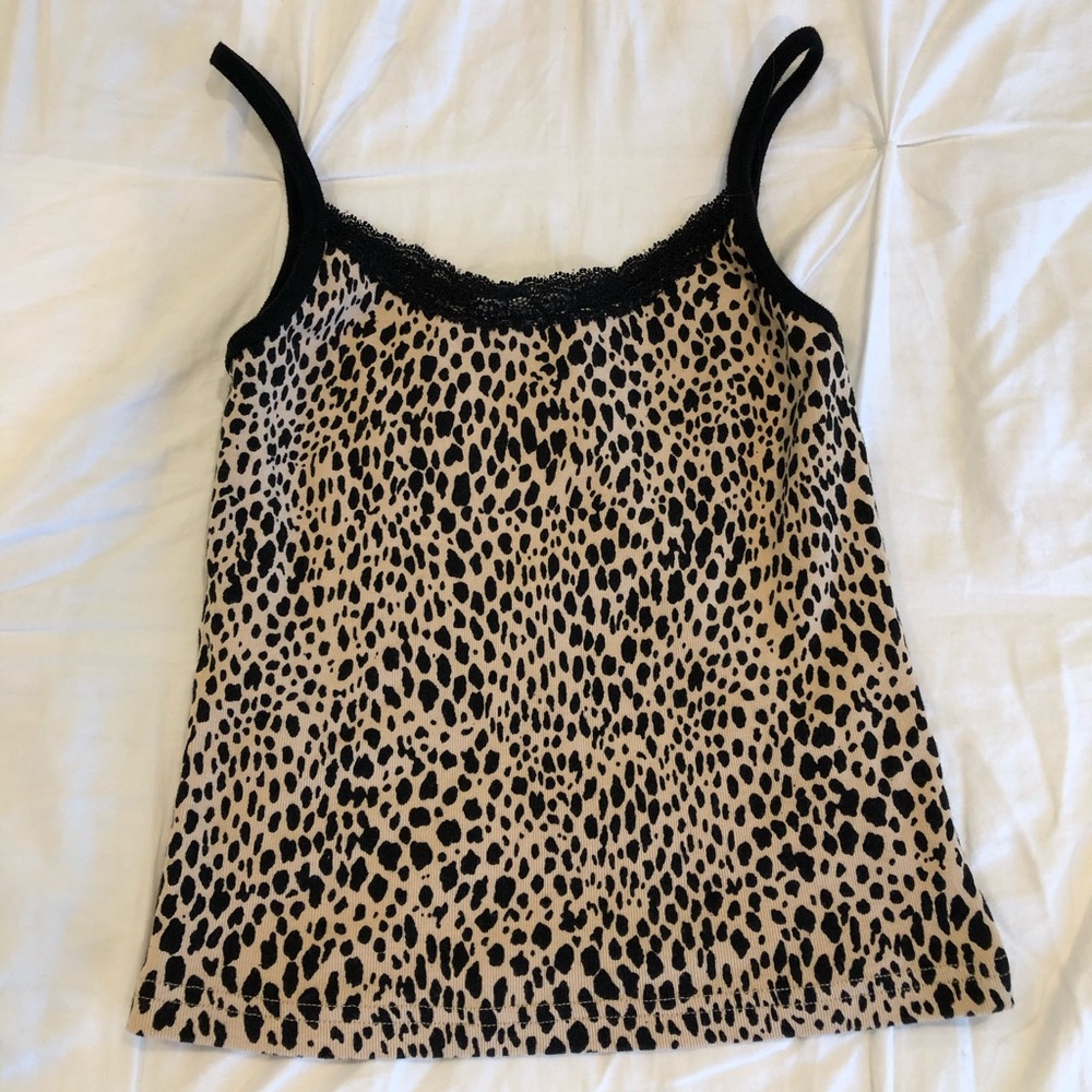 Rare brandy melville cheetah tank!